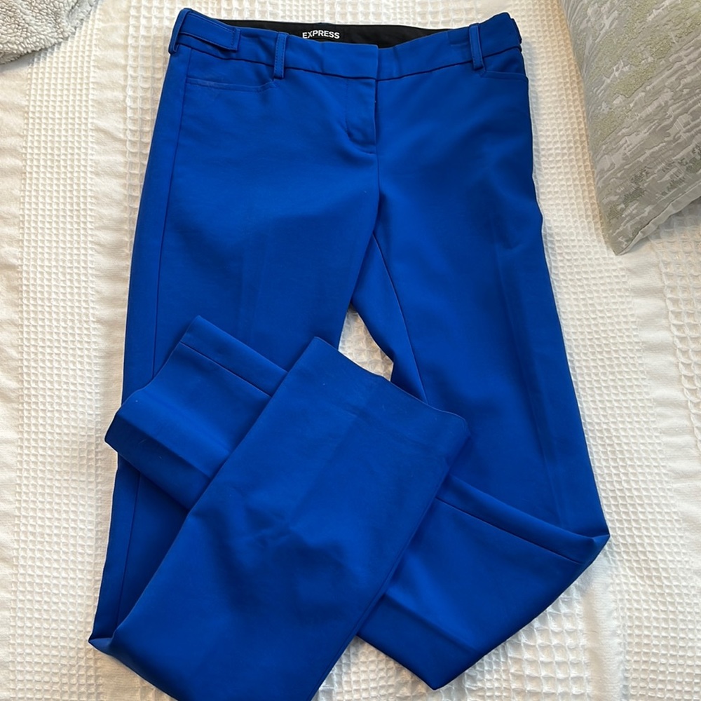 Express columnist blue dress pants